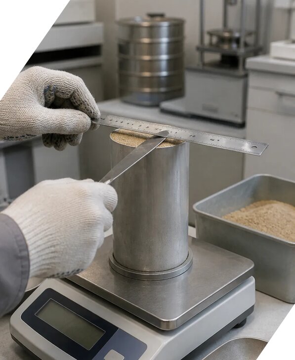 Определение насыпной плотности песка в Новокуйбышевске от 2561 р. | ЭкспертизаРоссия