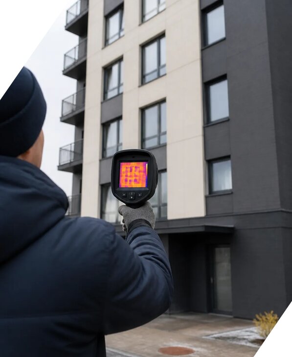 Тепловизионное обследование зданий в Новокуйбышевске от 5121 р. | ЭкспертизаРоссия